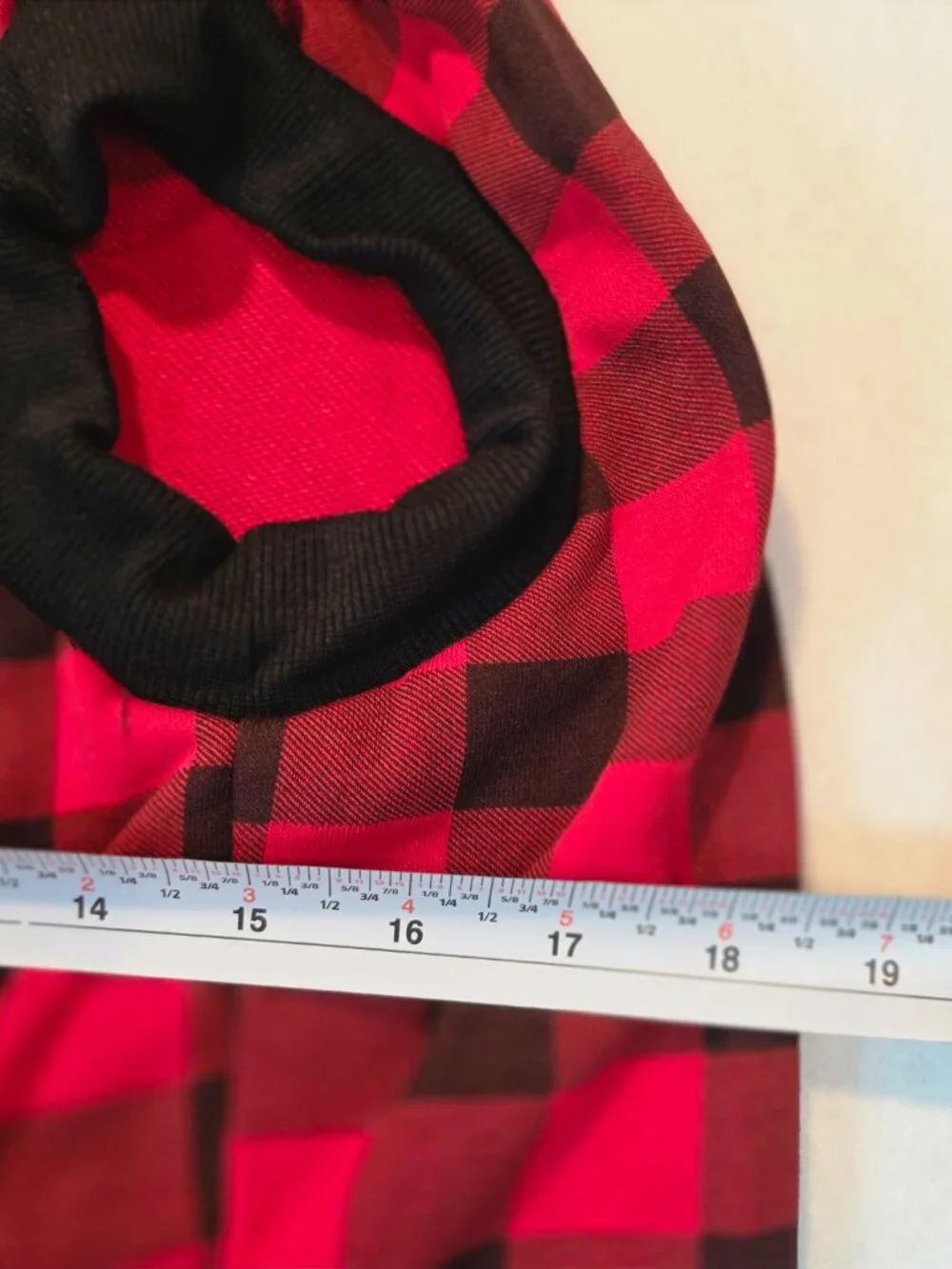 Red Buffalo Plaid Dog Hoodie Pet Clothes